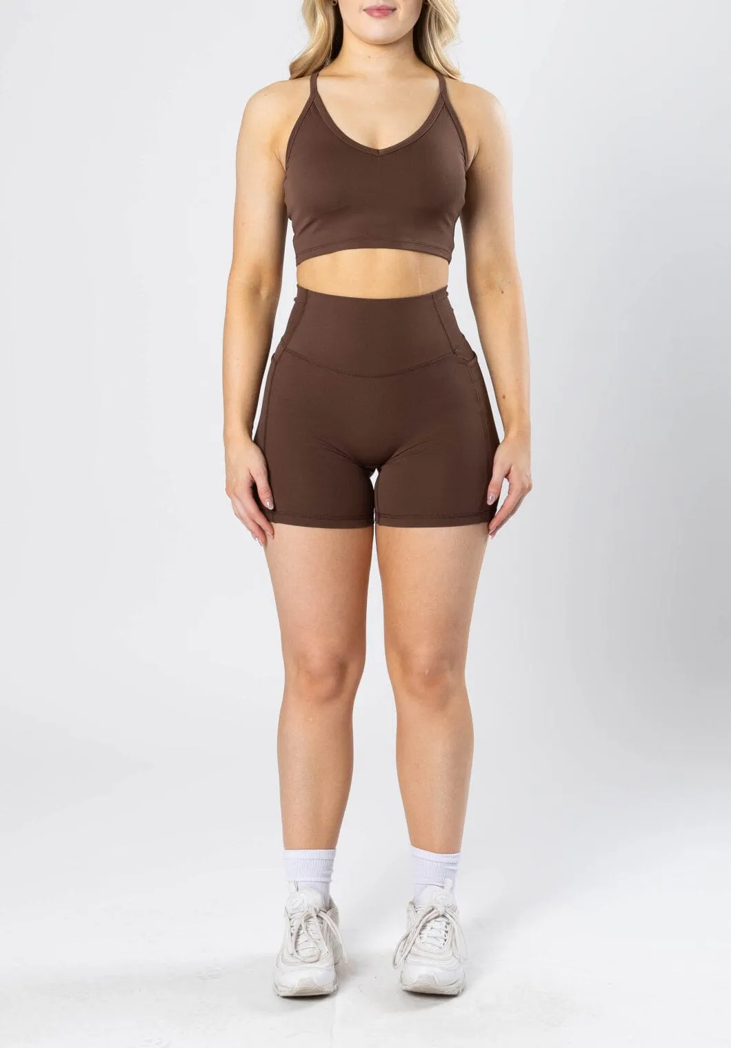RecStretch Empower Sculptseam™ Plus Pocket Short Coconut