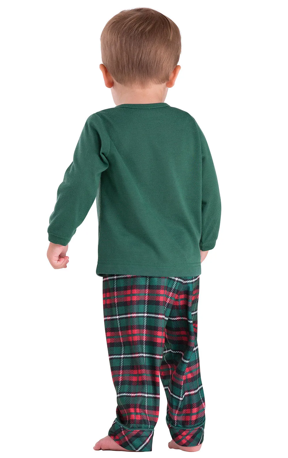 Red & Green Christmas Infant Pajamas - Family Set