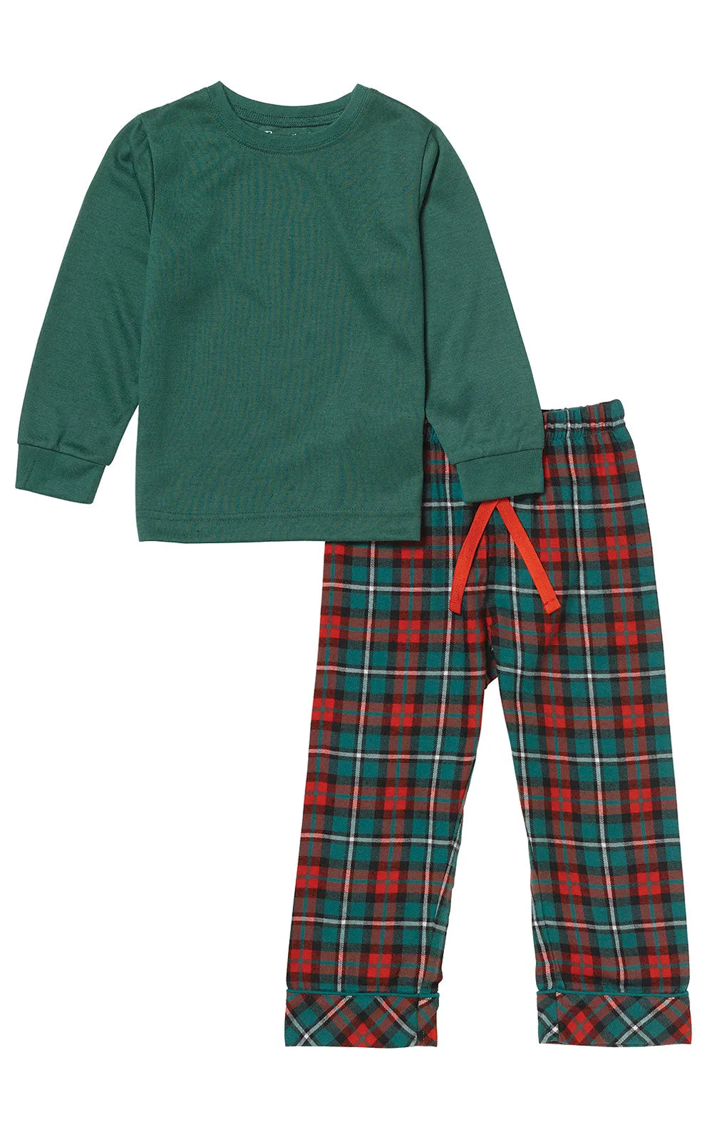 Red & Green Christmas Toddler Pajamas - Family Set
