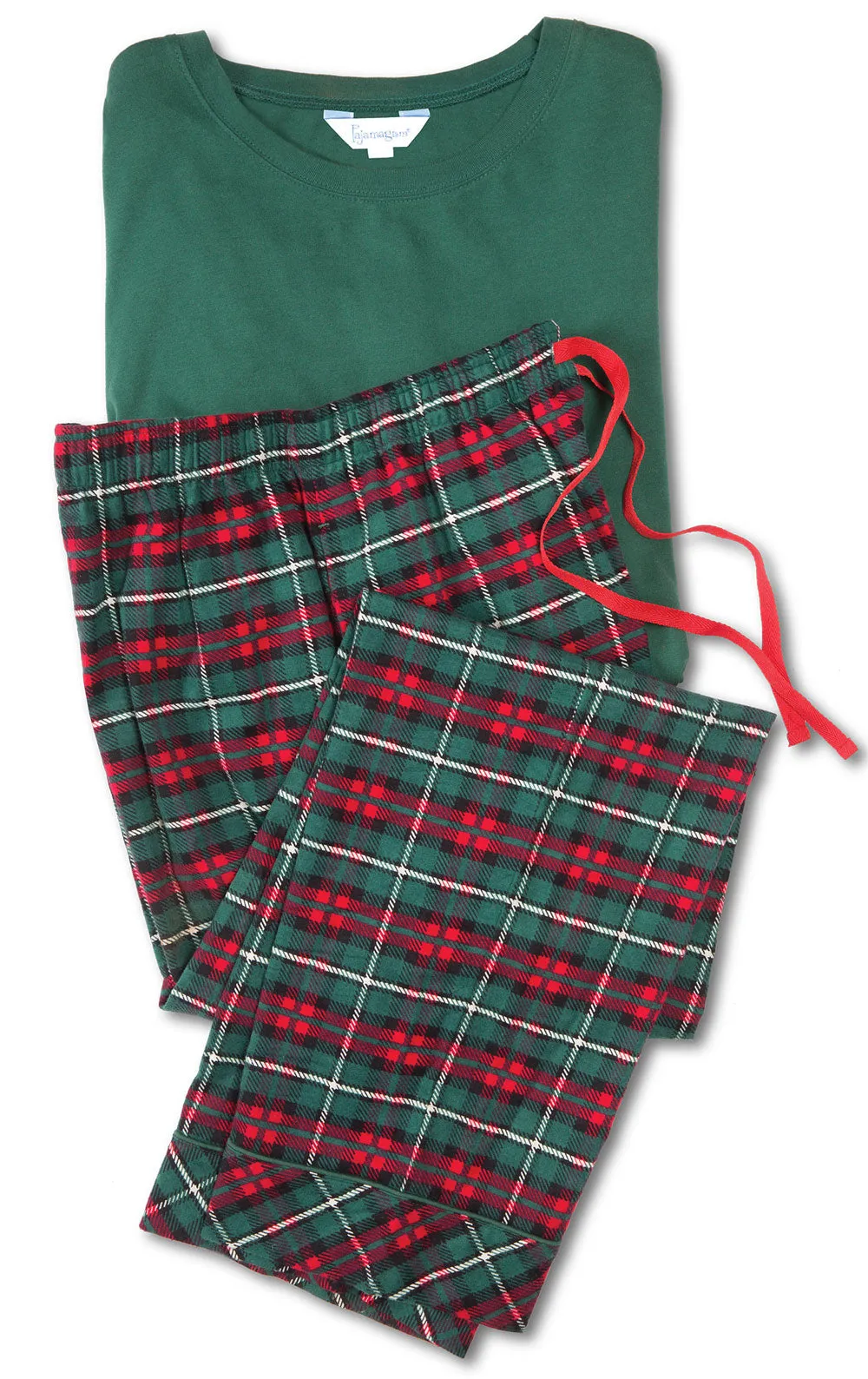 Red & Green Christmas Womens Pajamas