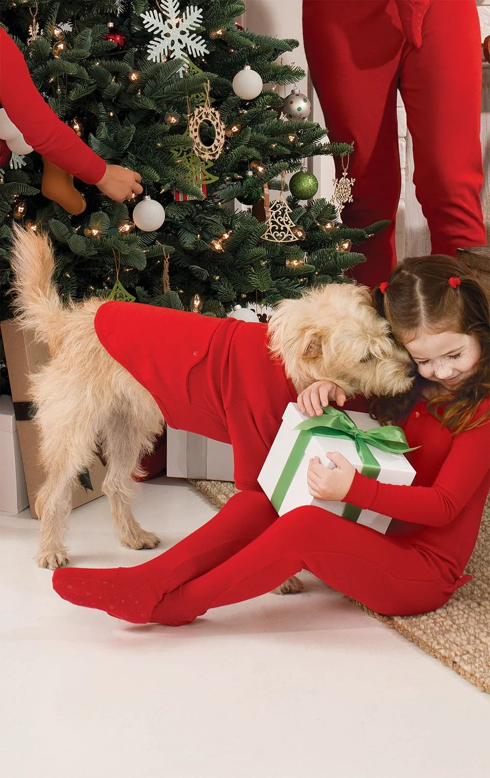 Red Dropseat Pet Pajamas