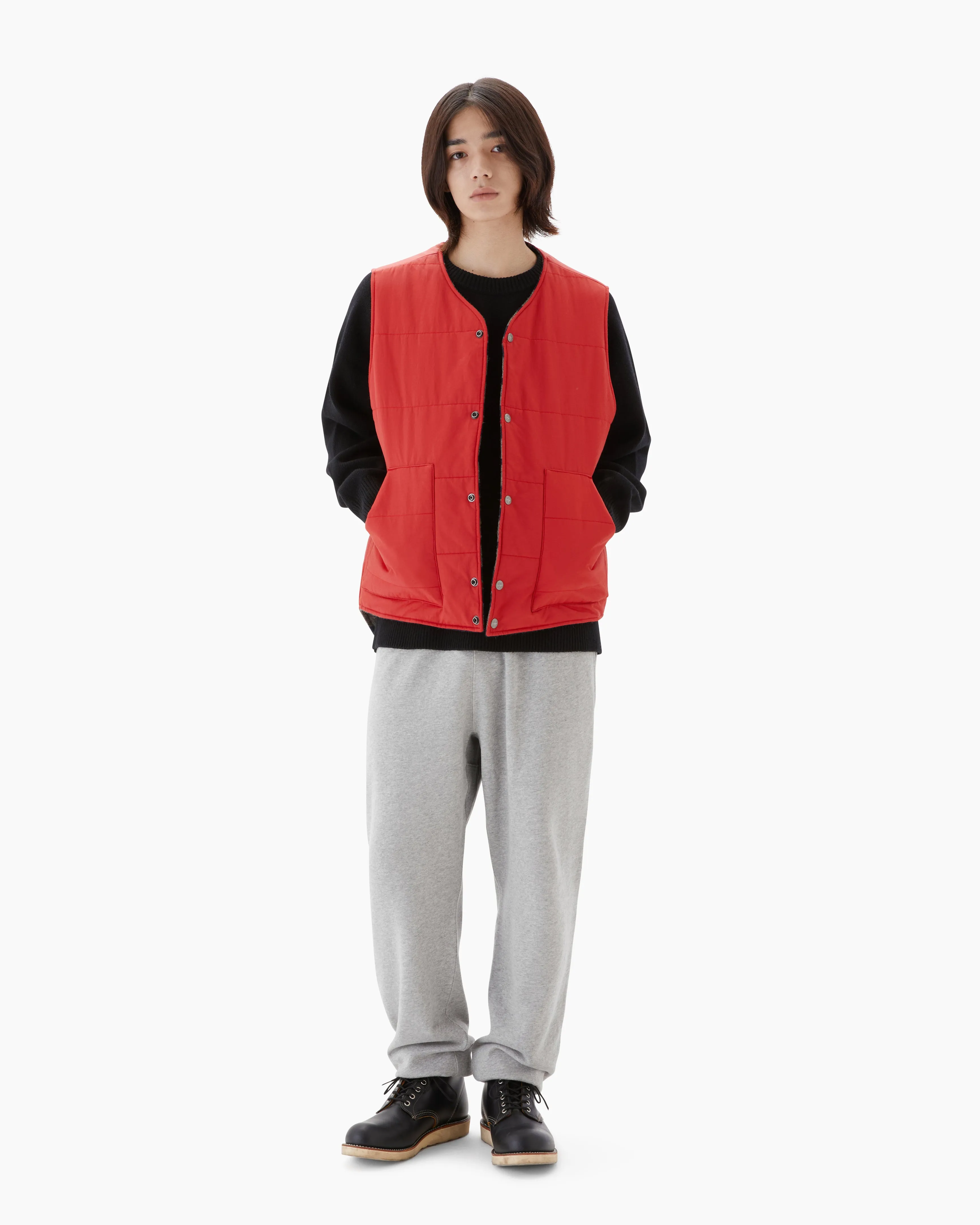 Reversible Camp Vest Red
