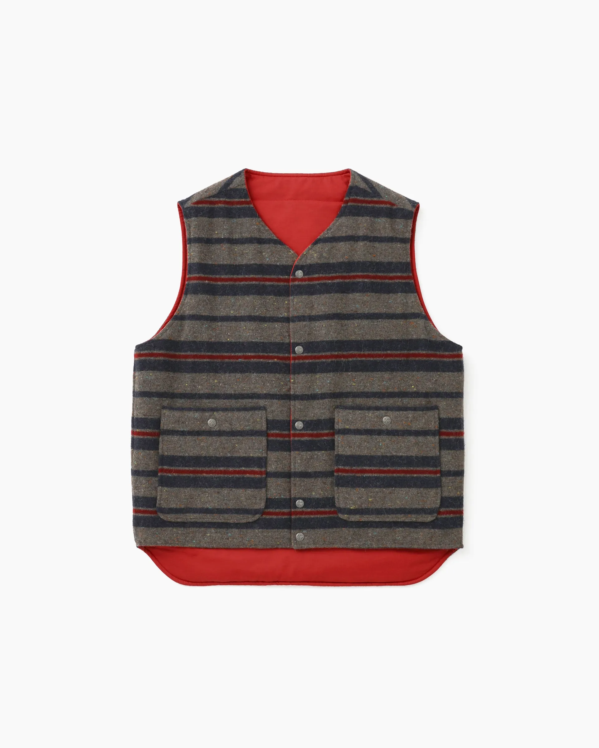 Reversible Camp Vest Red