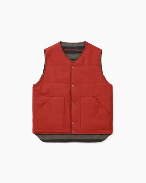 Reversible Camp Vest Red
