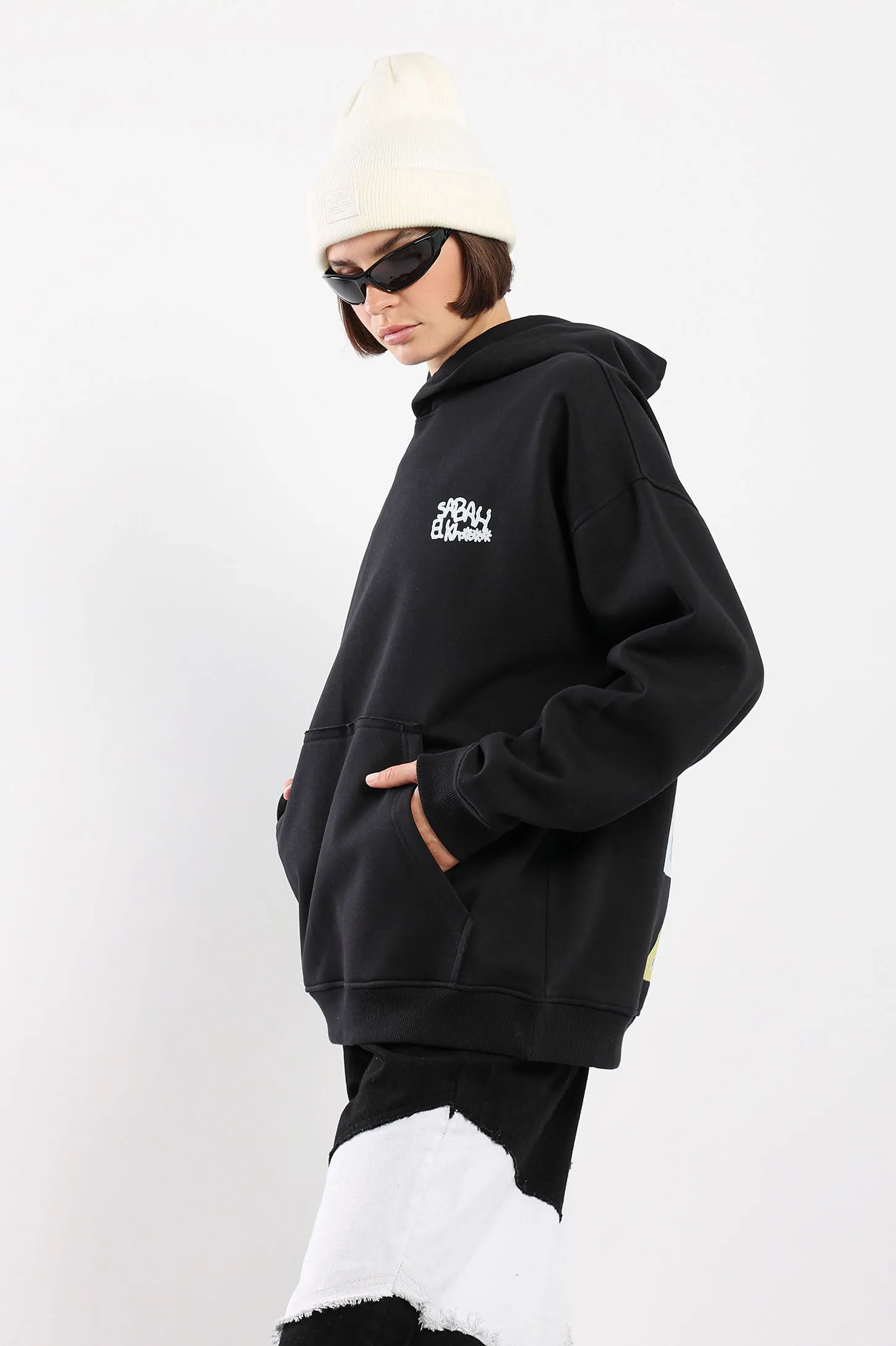 SABAH EL KH*** HOODIE - BLACK
