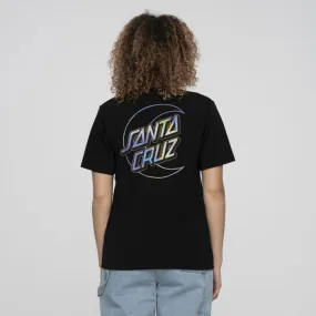 Santa Cruz Women Holo Moon Dot T-Shirt - Black