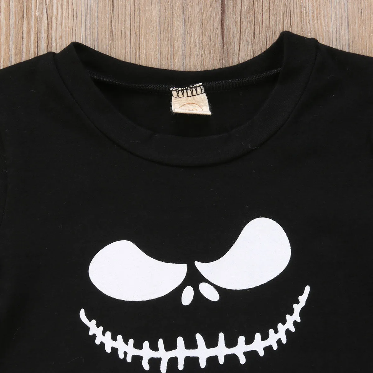 Skull Tops T-shirt Pants Leggings Cotton Outfits Set Baby Party Clothes Hallowen Boys Clothes 3M-4T