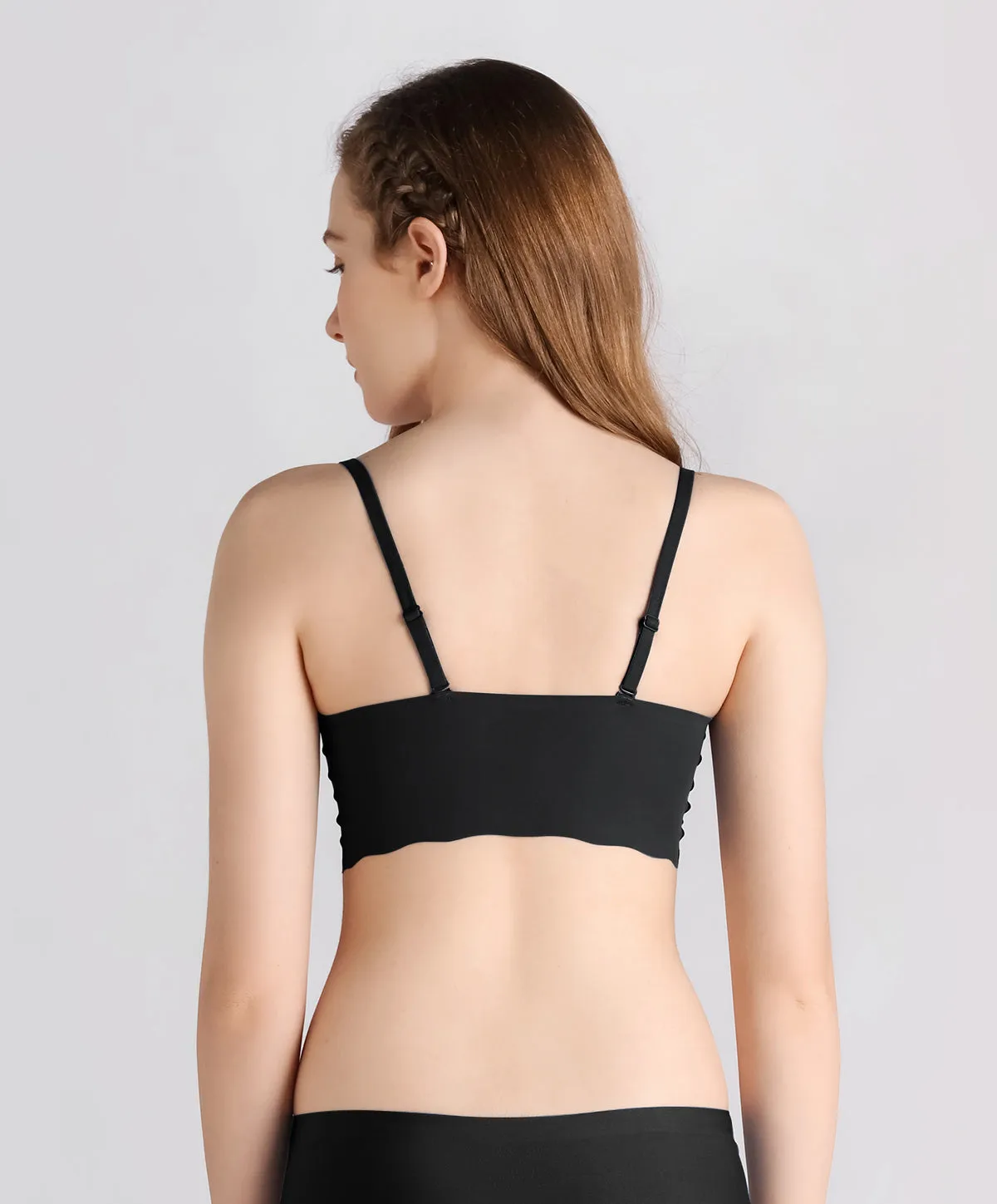 Slip On Seam Free Adjustable Straps Bralette