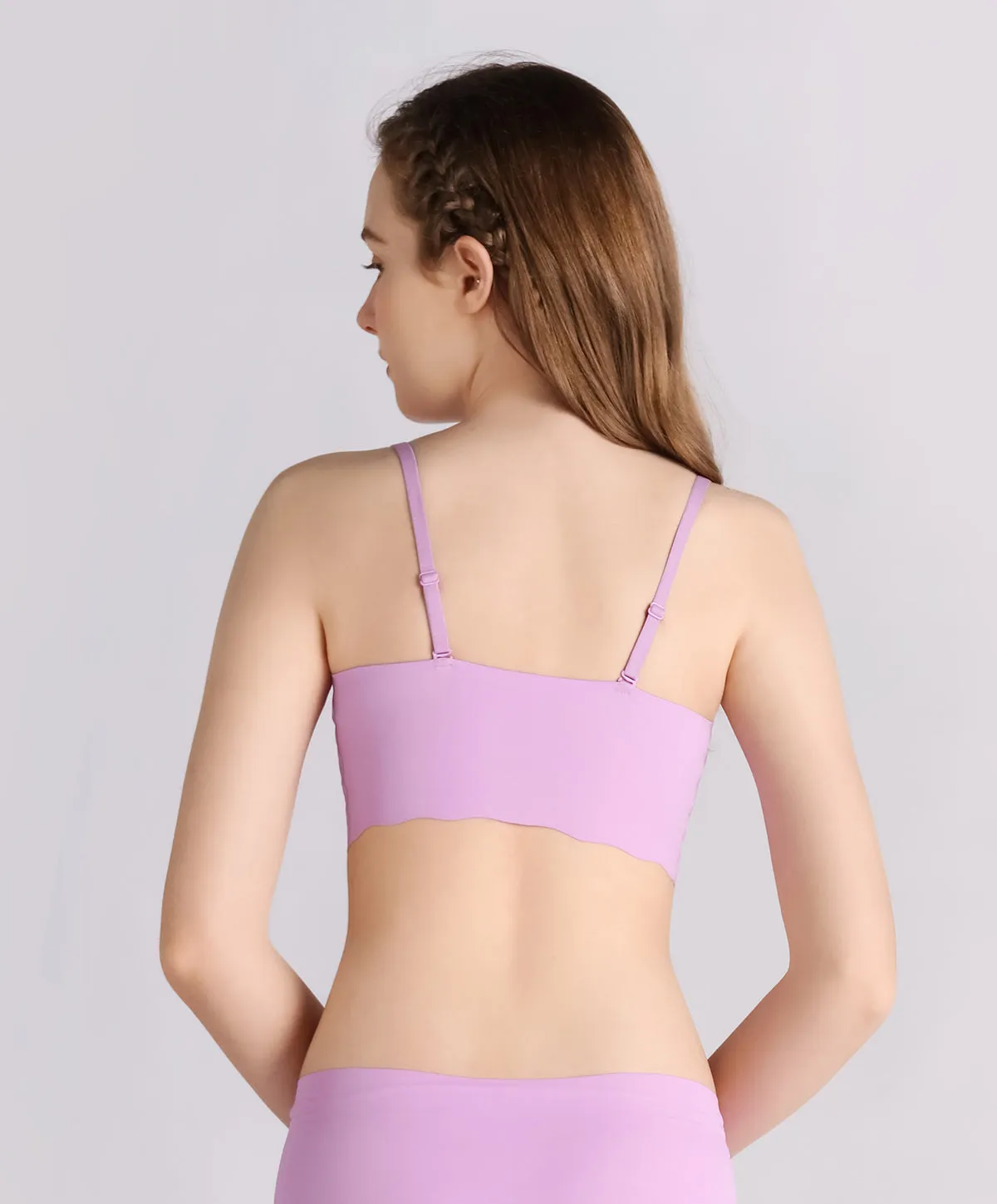 Slip On Seam Free Adjustable Straps Bralette