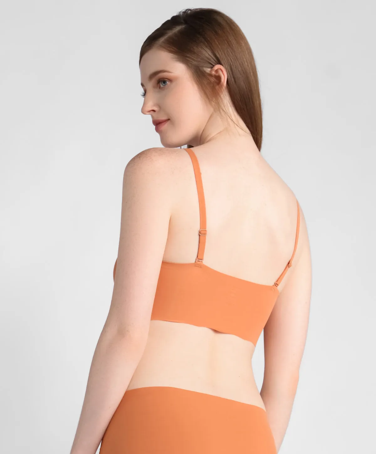 Slip On Seam Free Adjustable Straps Bralette