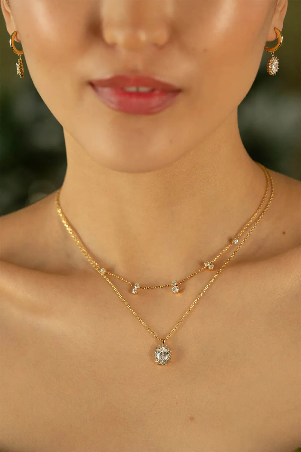 Sparkle Necklace 14K Gold Plated