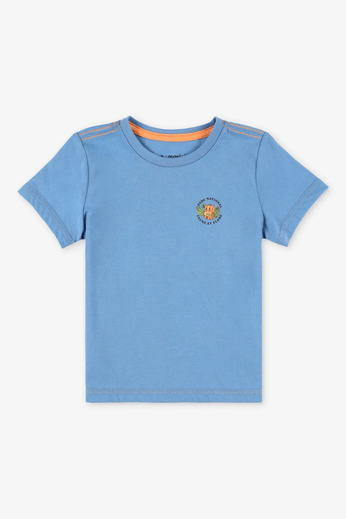 T-shirt col rond coton bio BM, 2T-3T - Bébé garon