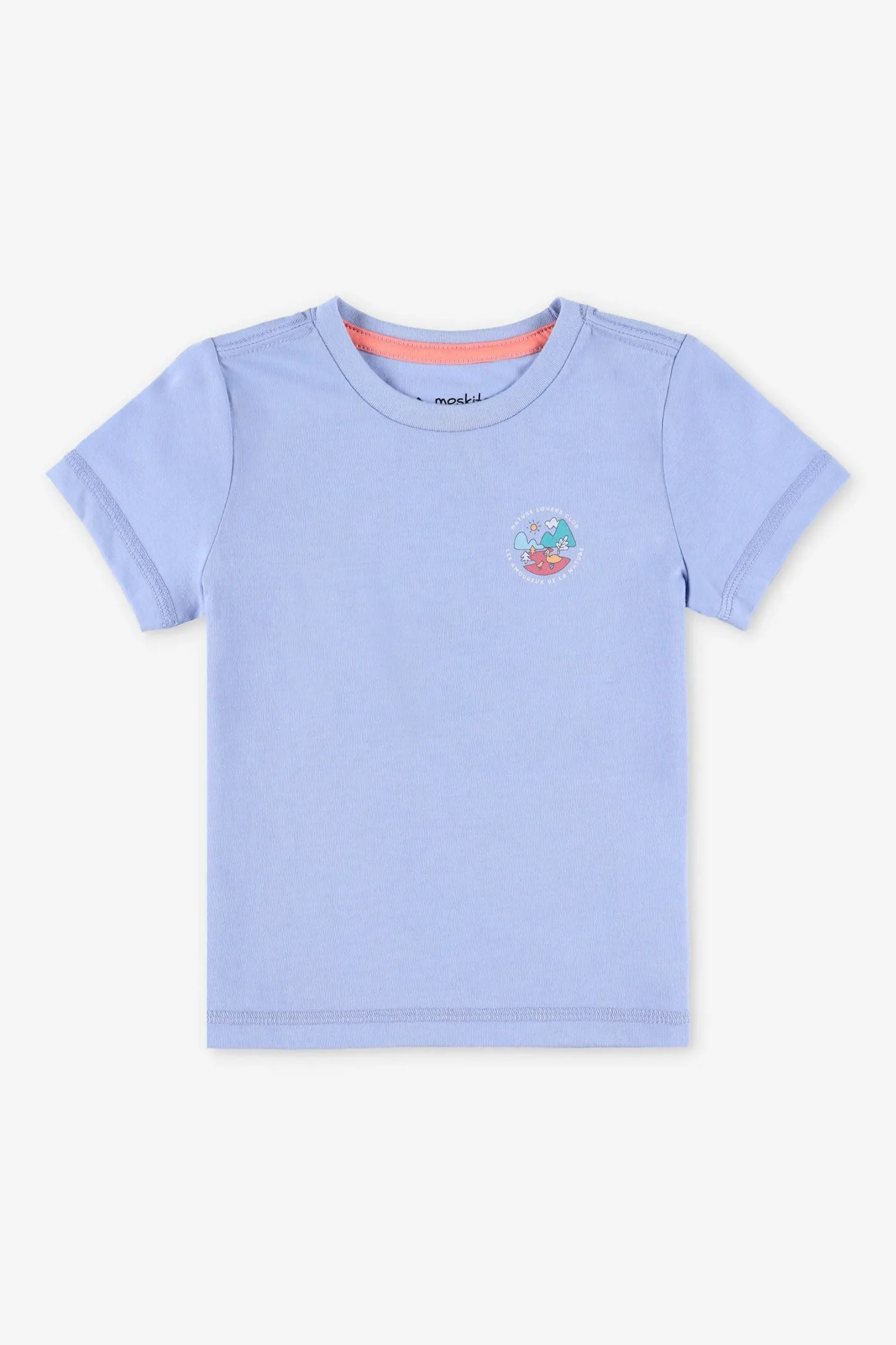 T-shirt col rond coton bio BM - Bébé fille