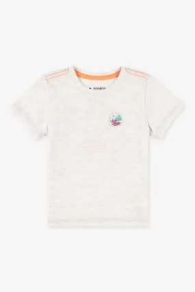 T-shirt col rond coton bio BM - Enfant garon