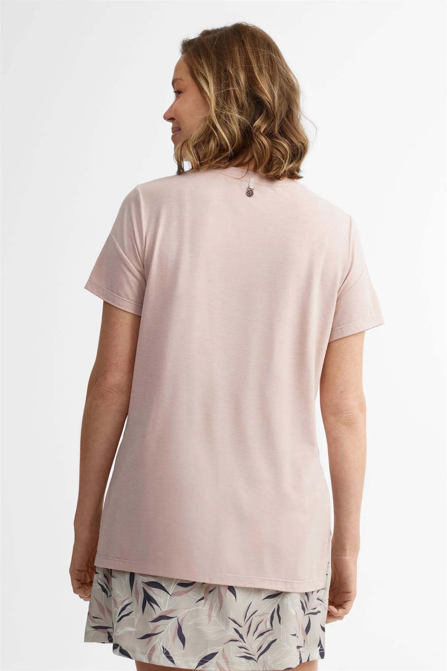 T-shirt col rond Lyocell - Femme