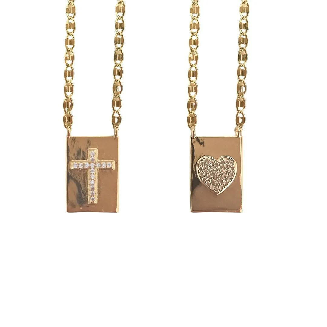 Tag Escapular Anne Chain Necklace