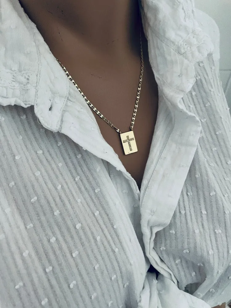 Tag Escapular Anne Chain Necklace