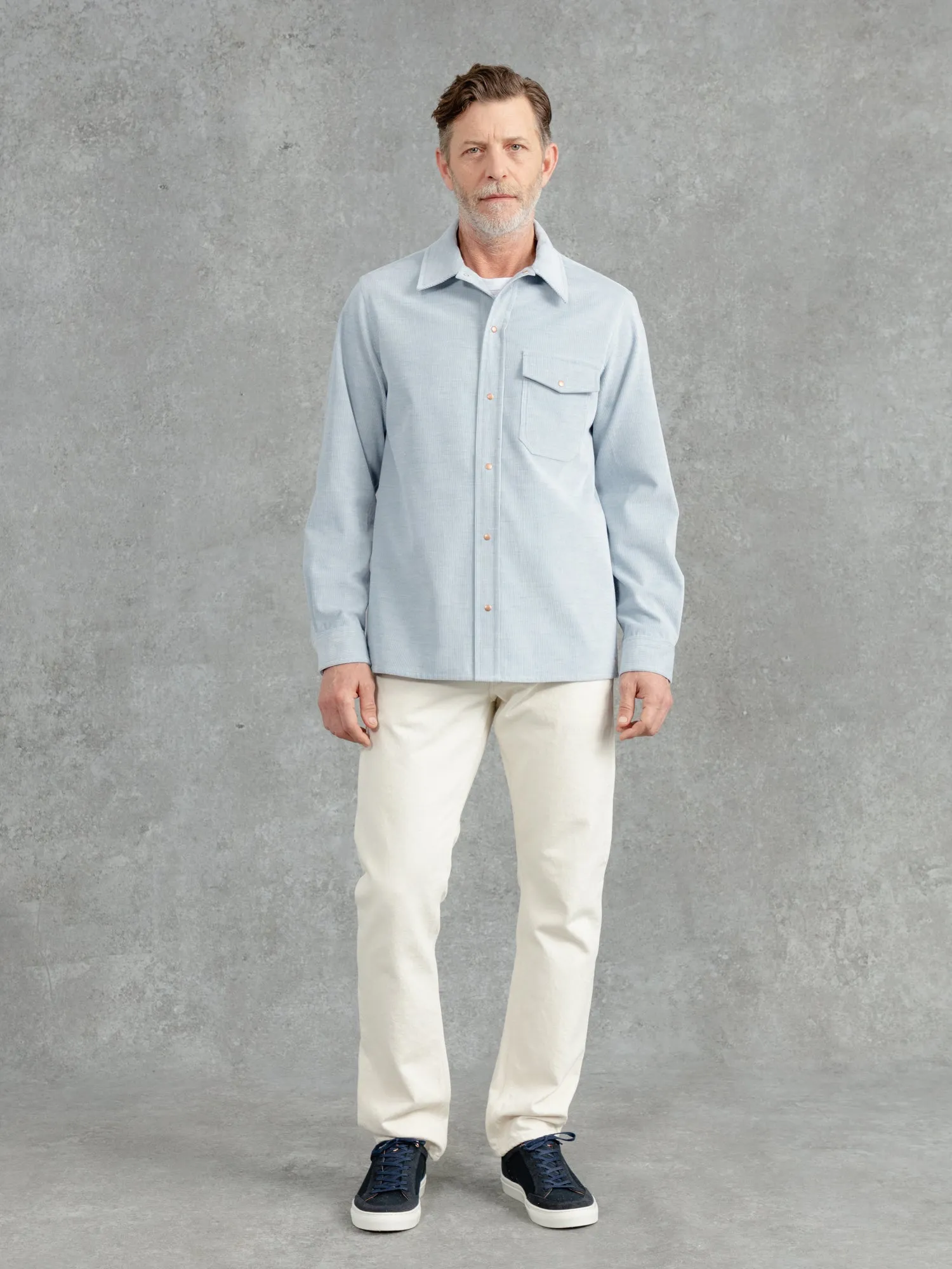 The Cord Studded Overshirt