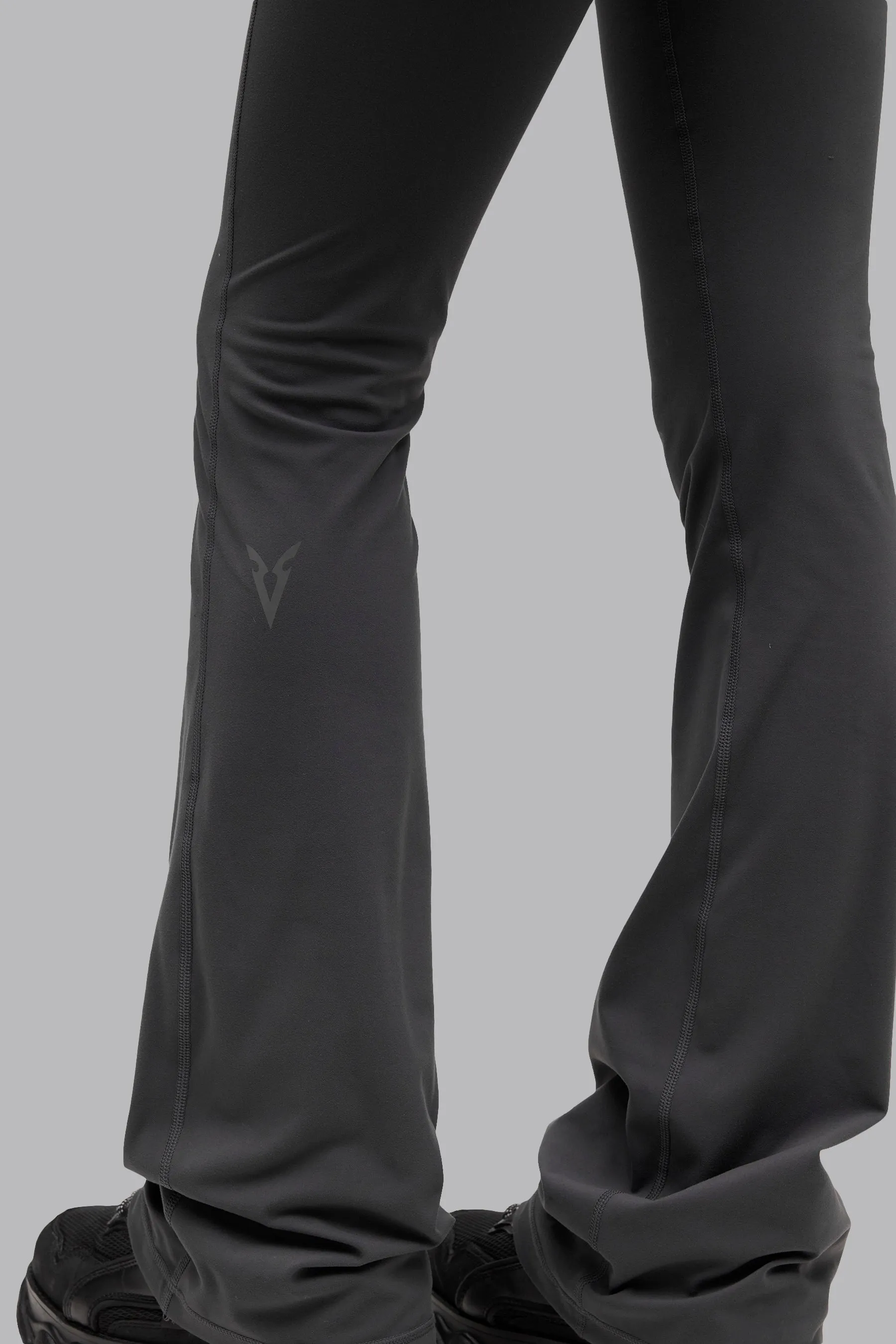 V_SCULPT® FLARED LEGGINGS - Dark Gray