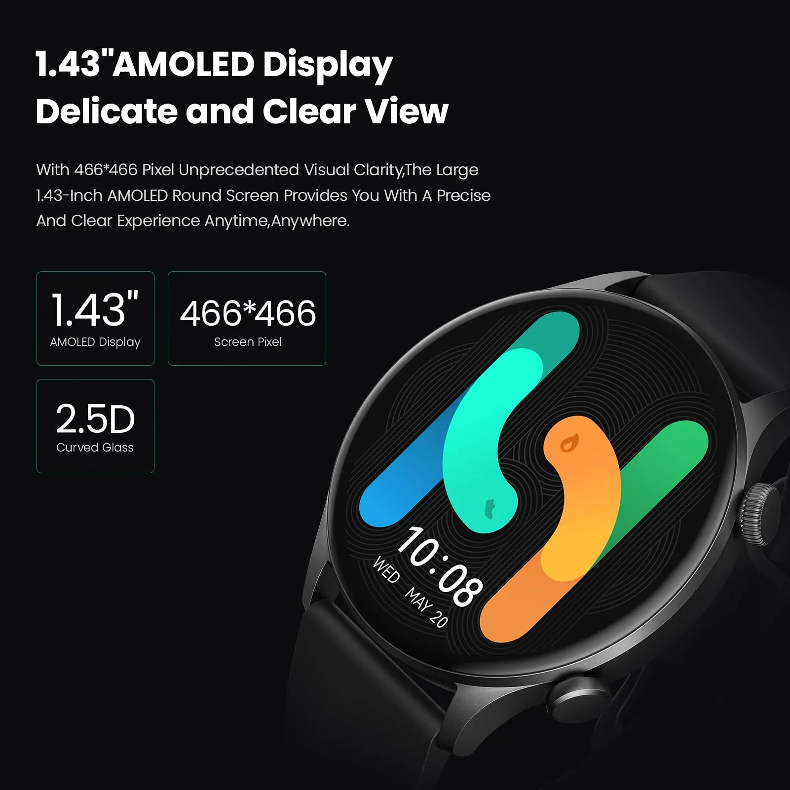 Waterproof HAYLOU Solar Plus RT3 Smart Watch