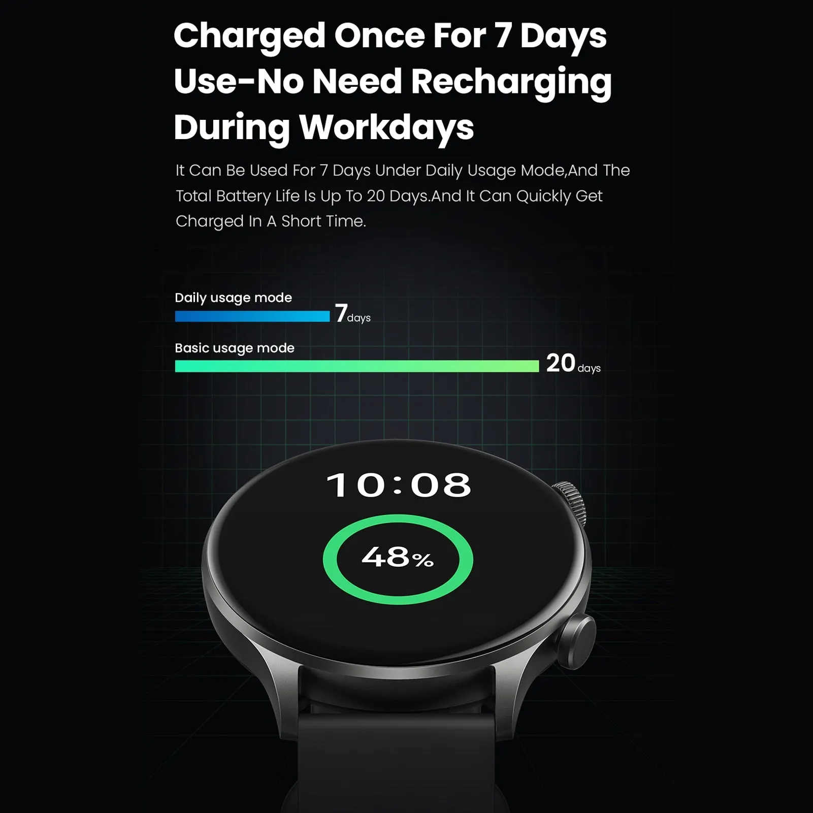 Waterproof HAYLOU Solar Plus RT3 Smart Watch