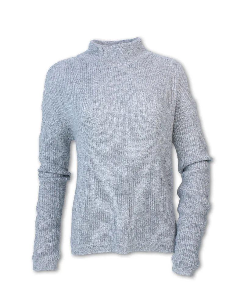 WOOL BLEND TUNIC SWEATER
